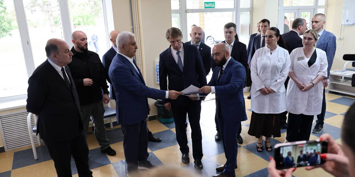 Министр здравоохранения России Михаил Мурашко посетил медицинские учреждения Южной Осетии 